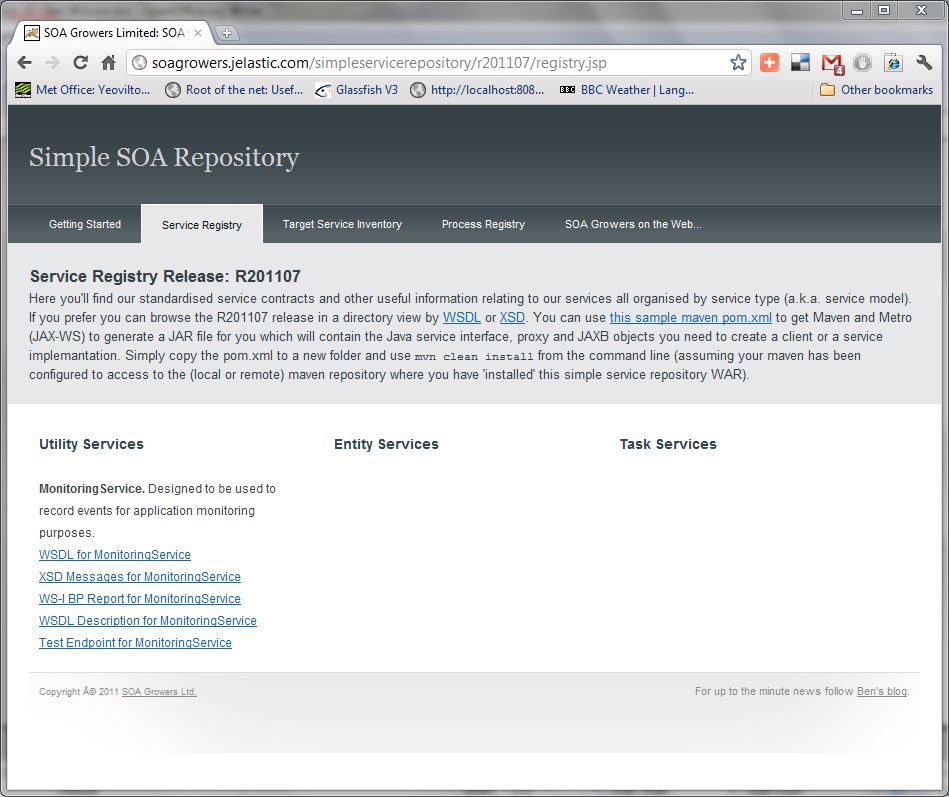DIY SOA: How to build your own Simple Service Repository