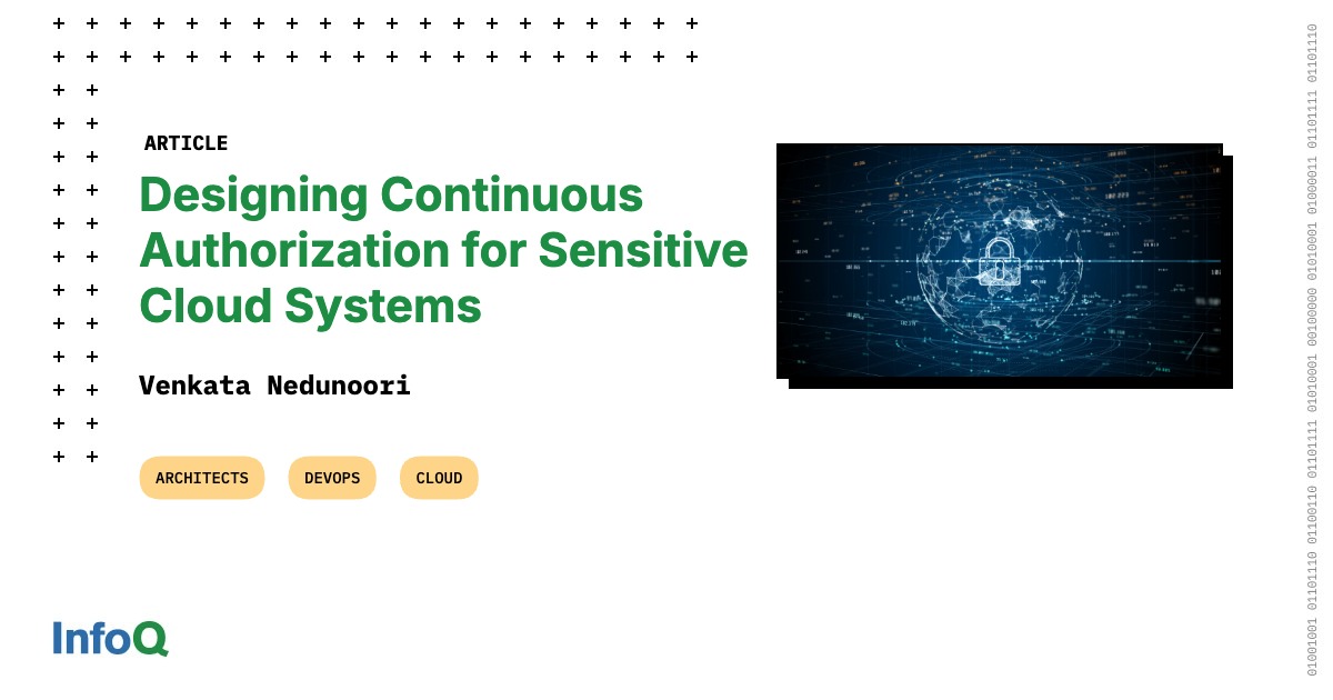Article: Designing Continuous Authorization for Sensitive Cloud Systems