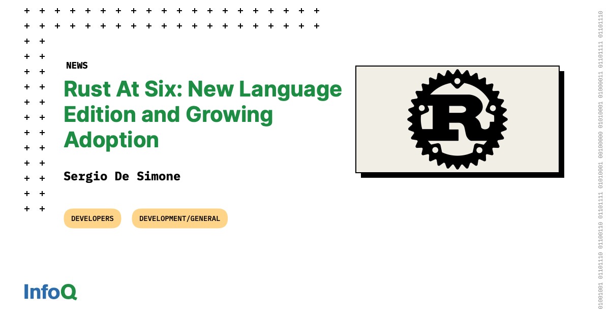 Rust at Six: New Language Edition and Growing Adoption - InfoQ