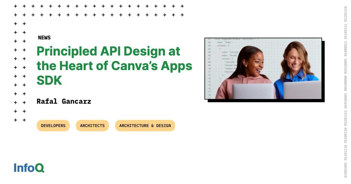 Principled API Design at the Heart of Canva’s Apps SDK - InfoQ