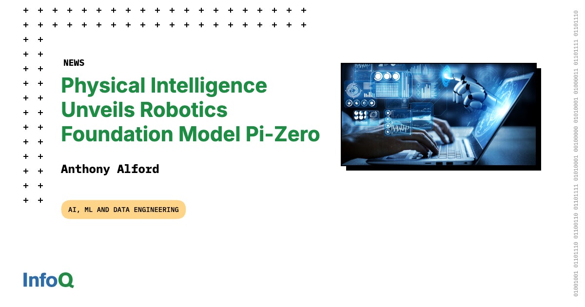 Pi Robotics Physical Intelligence Unveils Robotics Foundation Model Pi-Zero - InfoQ