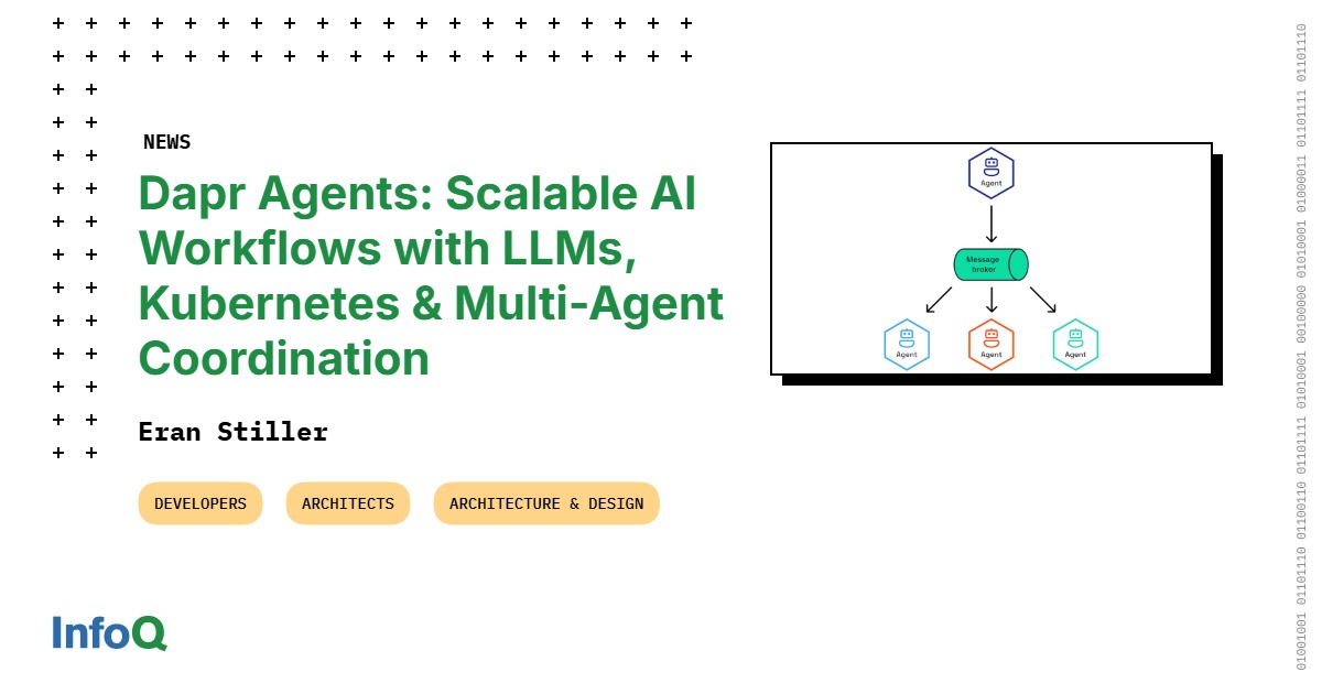 Dapr Agents: Scalable AI Workflows with LLMs, Kubernetes & Multi-Agent ...