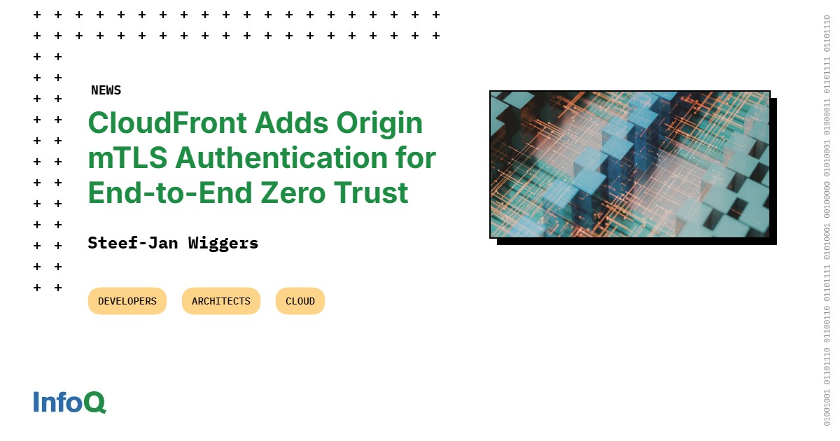 CloudFront Adds Origin mTLS Authentication for End-to-End Zero Trust