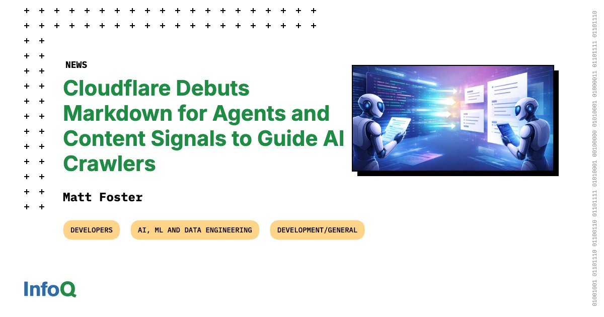Cloudflare Debuts Markdown for Agents and Content Signals to Guide AI ...