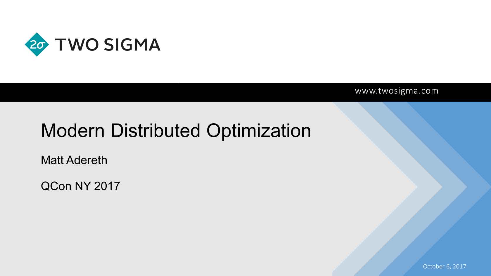 Modern Distributed Optimization