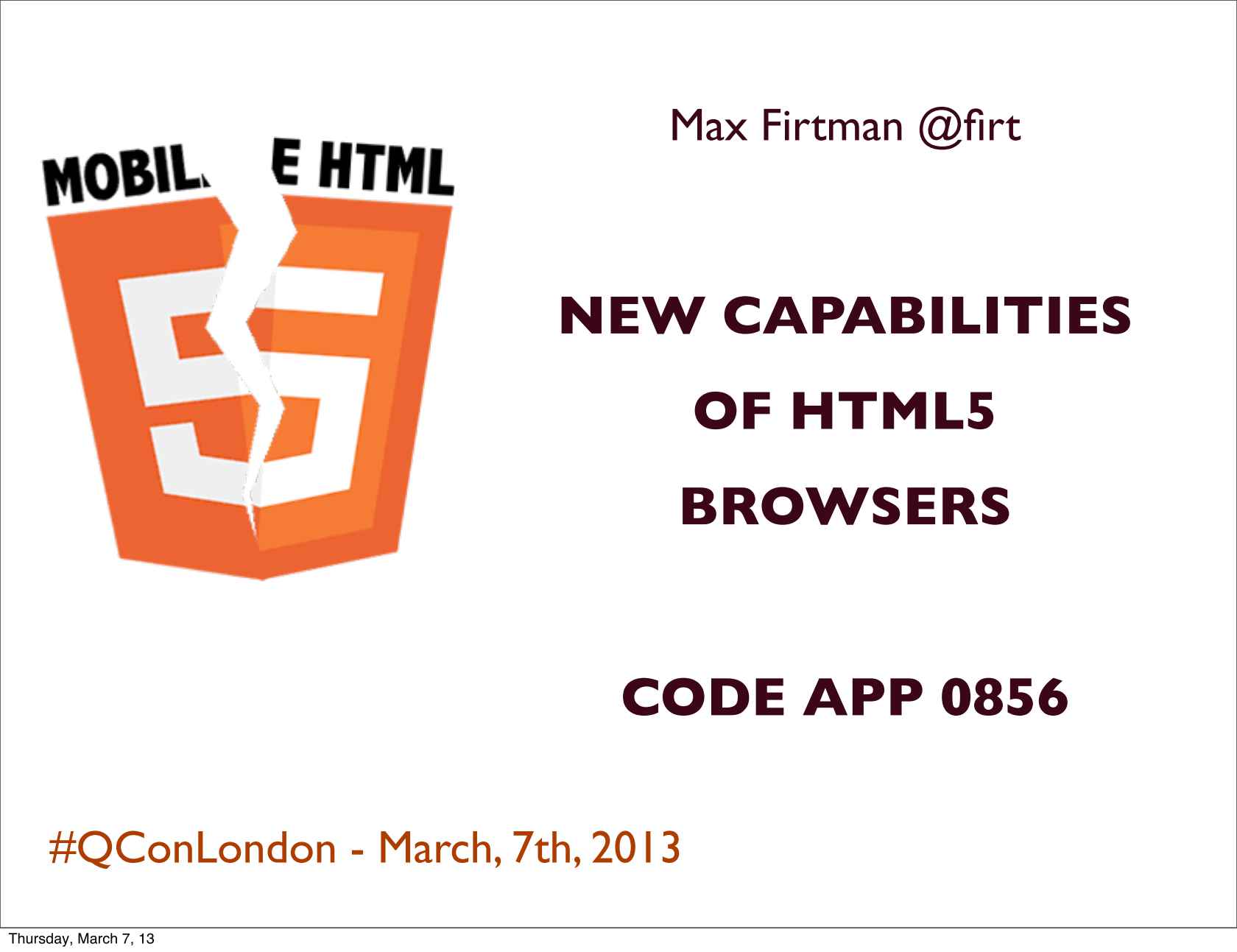 new capabilities of html5