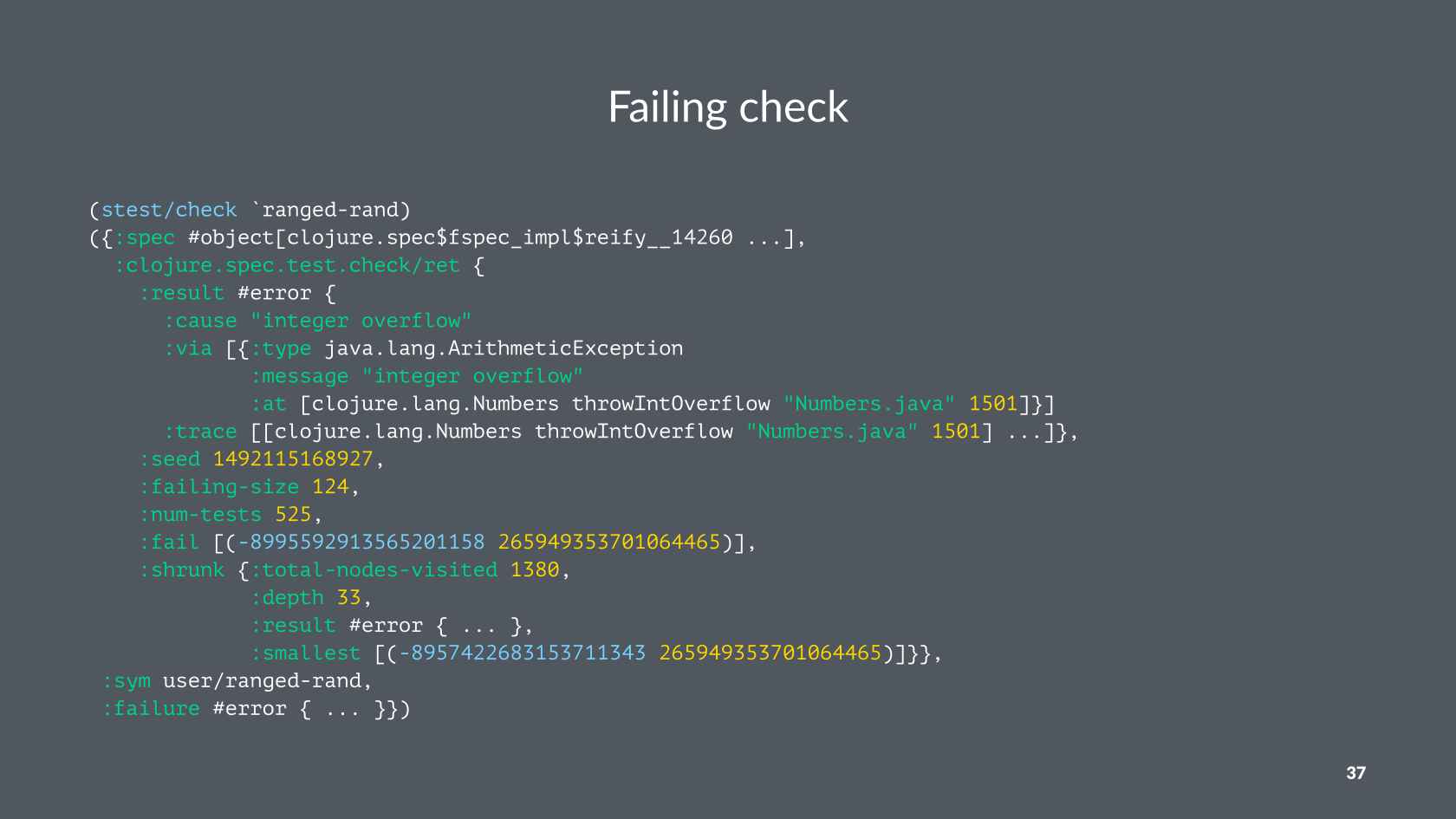 clojure language specification