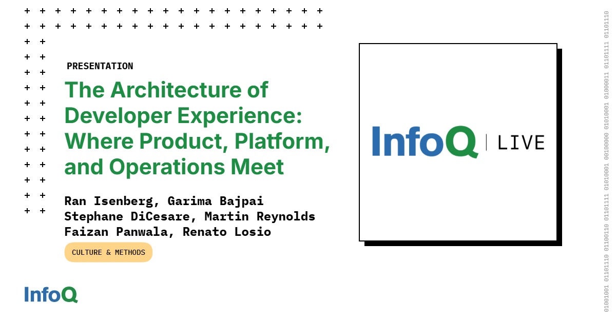 The Architecture of Developer Experience: Where Product, Platform, and Operations Meet