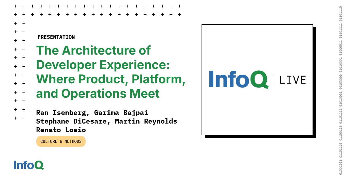 The Architecture of Developer Experience: Where Product, Platform, and Operations Meet