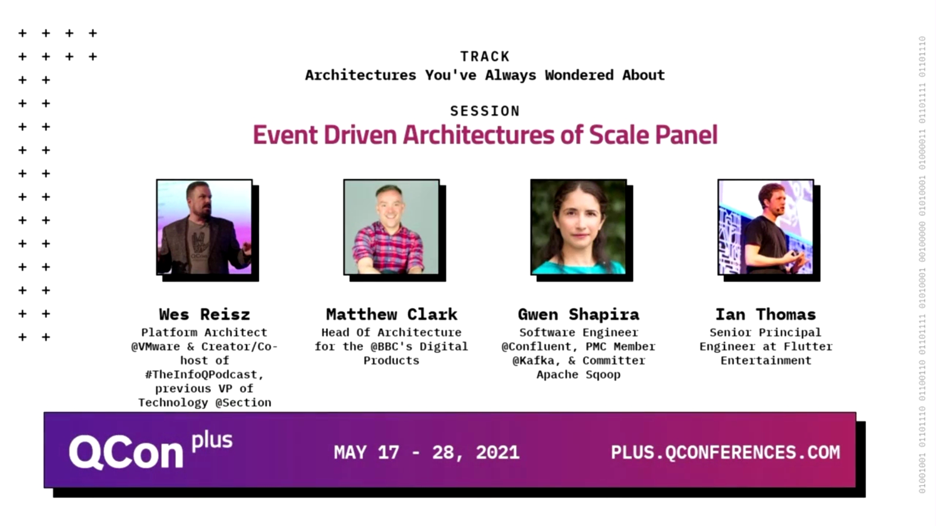 Panel: Event Driven Architectures of Scale