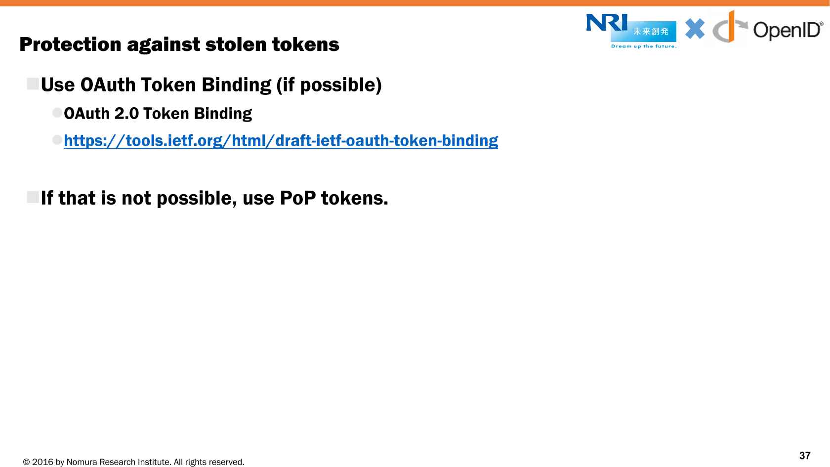 Financial Grade OAuth and OpenID Connect