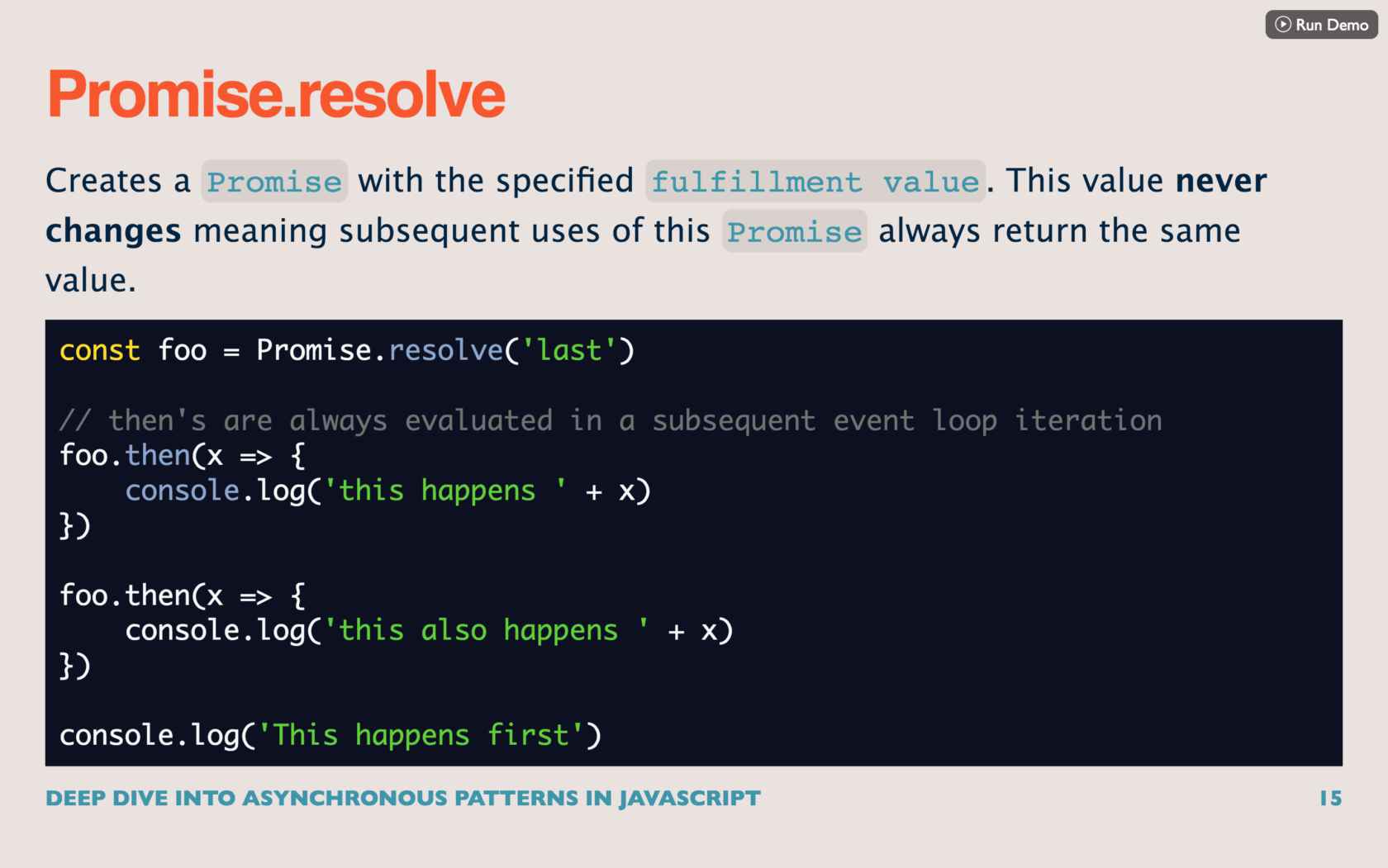 Deep Dive Into Asynchronous Patterns In Javascript