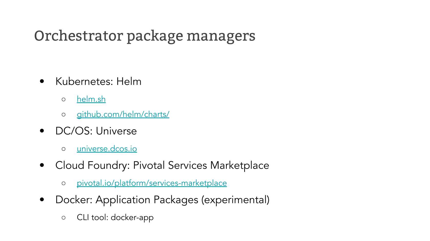 ... Array - the highs and lows of stateful containers rh infoq com