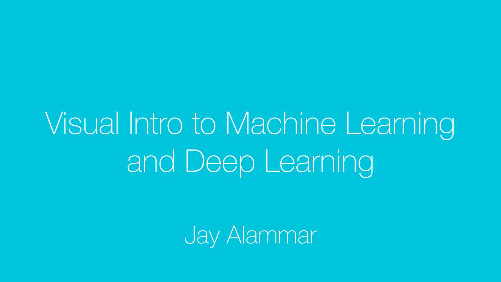 intro deep learning