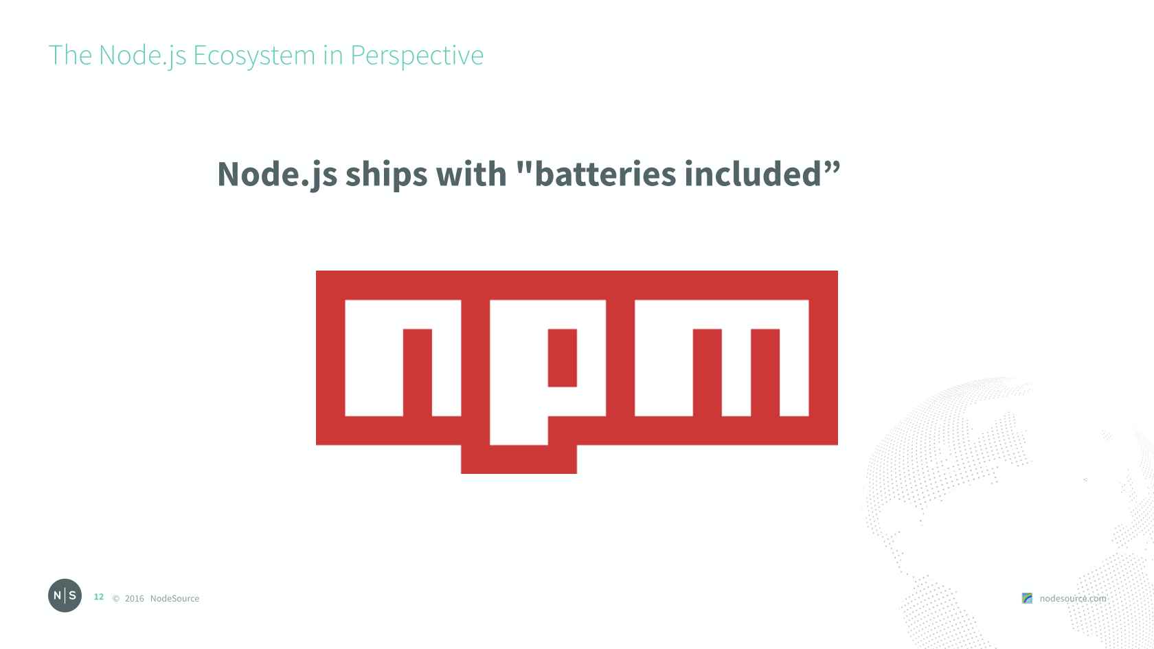 The Nodejs Ecosystem In Perspective