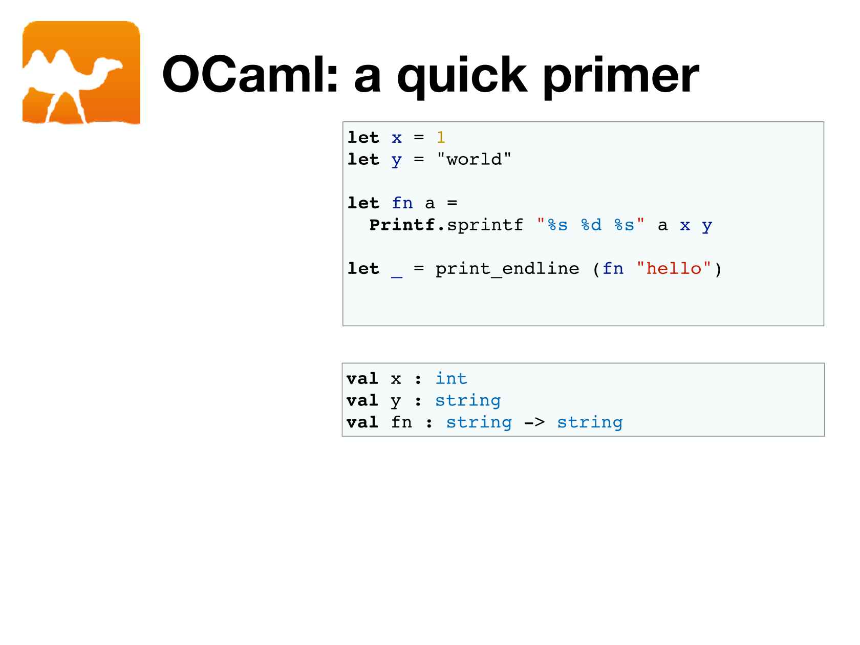 string ocaml
