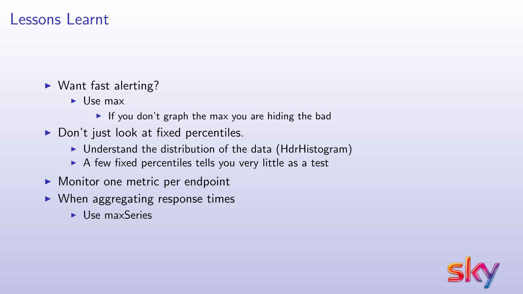 monitor response time test