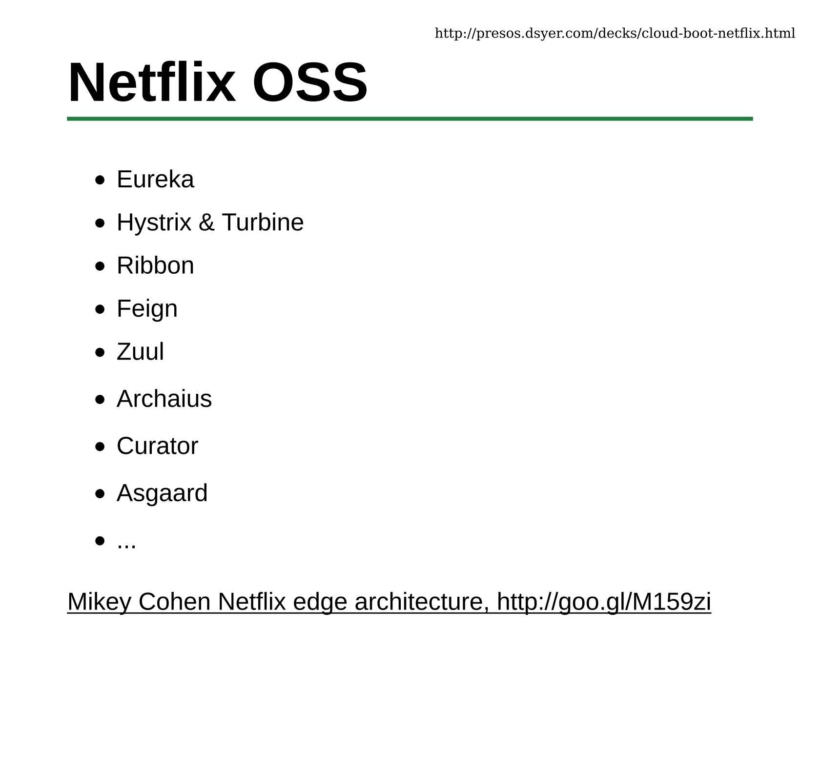 spring boot and netflix oss netflix oss